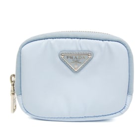 Prada 1ML046 Women,Men Nylon Pouch Blue