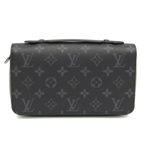 Louis Vuitton Monogram Eclipse Zippy XL M61698 Men's Monogram Eclipse Long Wallet (bi-fold) Monogram