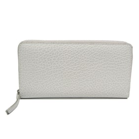 Maison Margiela Men,Women Leather Long Wallet (bi-fold) White