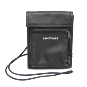 Balenciaga EXPLORER POUCH 532298 Men,Women Leather Shoulder Bag Black