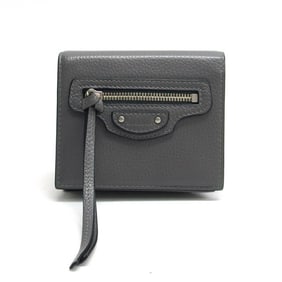 Balenciaga Neo Classic Bi-fold Compact Wallet Grey