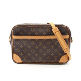 Louis Vuitton Trocadero 30 Shoulder Bag Coated Canvas Leather Monogram Women's Brown M51272