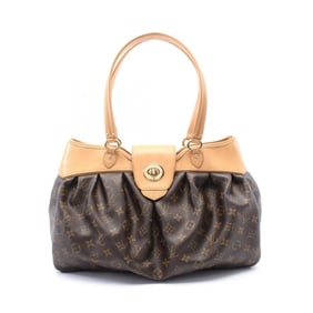 Louis Vuitton LOUIS VUITTON Boetie PM Handbag Coated Canvas Leather Monogram Women's Brown M45715