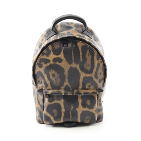 Louis Vuitton Palm Springs PM Backpack Coated Canvas Leather Women's Brown Black M52020