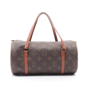 LOUIS VUITTON Papillon 26 Handbag Coated Canvas Leather Monogram Women's Brown M51366