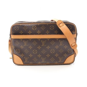 Louis Vuitton Trocadero 30 Monogram Shoulder Bag Coated Canvas Leather Women's Brown M51272