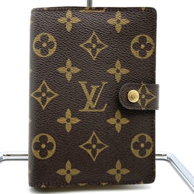 LOUIS VUITTON R20005 Agenda PM Notebook Cover Monogram Canvas Brown Women's Men's