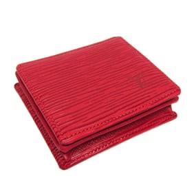 Louis Vuitton Epi Bowat Coin Purse M63697 Men,Women Epi Leather Coin Purse/coin Case Castilian Red
