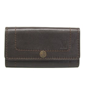 Louis Vuitton Multicles 6 M95539 Men's Utah Leather Key Case Coffee