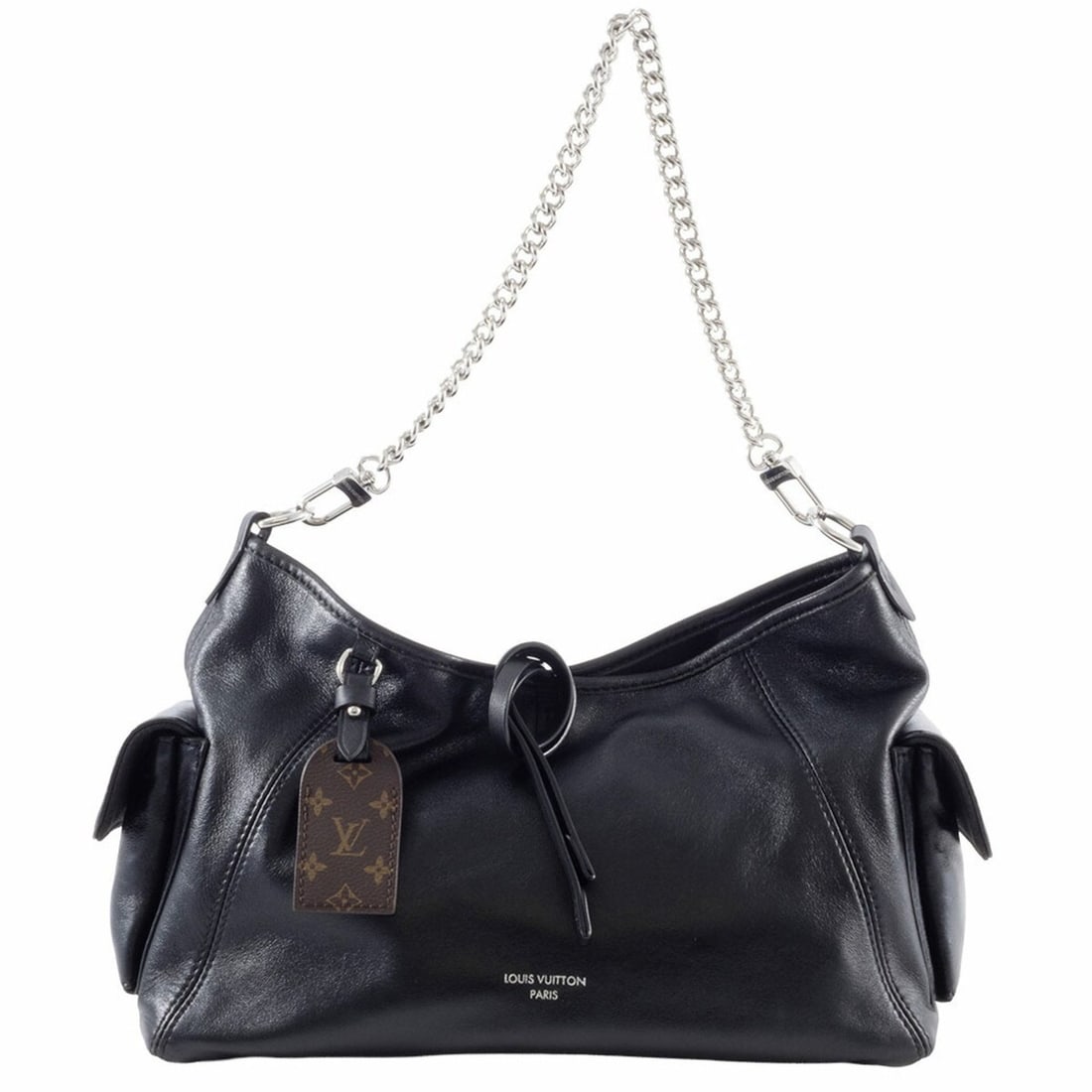 Louis Vuitton Carryall Cargo Vibe PM Shoulder Bag M24861 Leather Noir Women's Black LOUIS VUITTON: Category: SizeSize (HxWxD): 23cm x 33.5cm x 15cm / 9.05'' x 13.18'' x 5.9''Category: DesignType: Shoulder bagColor: Black, NoirGender: WomenMaterial: Leather Leather/Fur Type: LambskinCategory: Genera