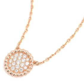 Van Cleef & Arpels Necklace for Women, Perlee Small Diamond Necklace, Pink Gold, 750PG