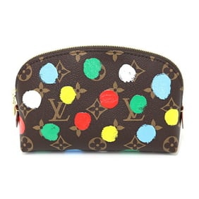 Louis Vuitton LV×YK Pochette Tick PM Monogram Painted Dot Yayoi Kusama Pouch Unused F-04681
