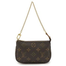 LOUIS VUITTON Louis Vuitton Monogram Mini Pochette Accessory Pouch Multi M58009