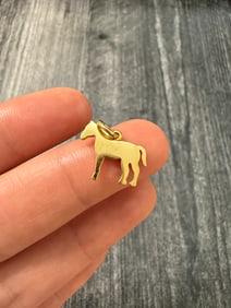 Dodo by Pomellato 18K Gold Horse Charm