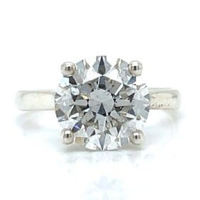 GIA CERTIFIED 4.02 Ct. Diamond Ring