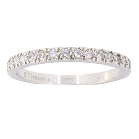 Vintage Tiffany & Co. Diamond Band Platinum Size 5.5 (51)