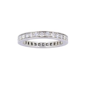 Vintage Cartier Diamond Band Platinum Size 4.5 (48)