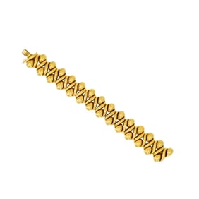 Rene Boivin Vintage Gold Link Bracelet 18k