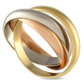Cartier Trinity 18K Rose, White, and Yellow Gold Ring CA23-050625