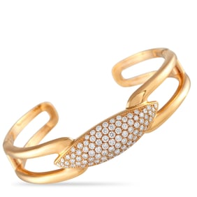 Hasba 18K Rose Gold 1.92ct Diamond Cuff Bracelet HS22-070125