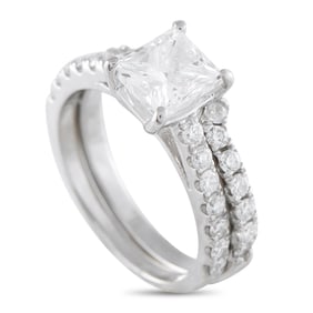 LB Exclusive Platinum 2.30ct Diamond Ring MF02-071025
