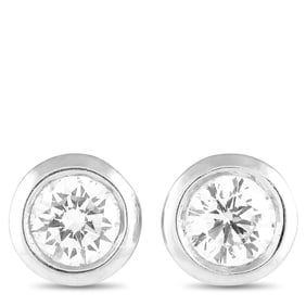 Tiffany & Co. Platinum 0.34ct Diamond Earrings TI12-110624