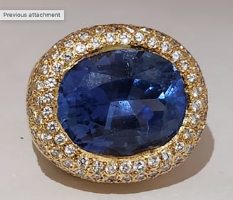 unheated blue sapphire