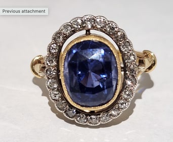 unheated blue sapphire