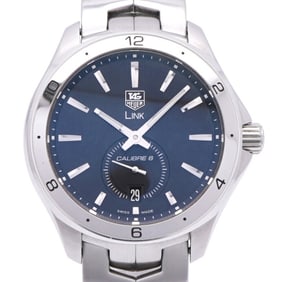 TAG Heuer Link Calibre 6 WAT2110.BA0950 Automatic Watch Stainless Steel Black Dial 0962TAG HEUER