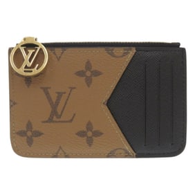 Louis Vuitton Porte Carte Romy Monogram Reverse M81912 IC Chip Brown Card Case 0362LOUIS VUITTON