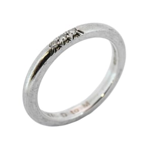 Tiffany Ring Forever Wedding 3PD Pt950 Platinum Diamond Size 5 Ladies