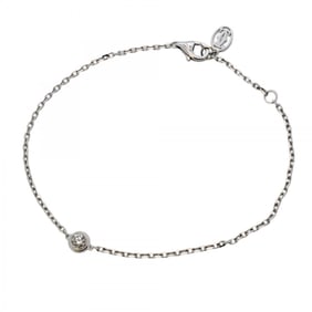 Cartier Bracelet Amour SM 1PD 18KWG White Gold Diamond Ladies