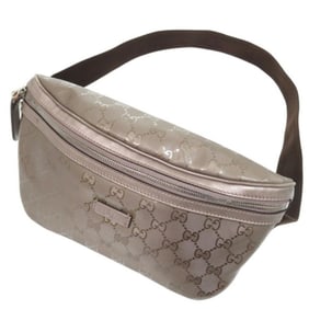 Gucci 233269 GG Impreme Pink Beige Waist Bag 1151GUCCI