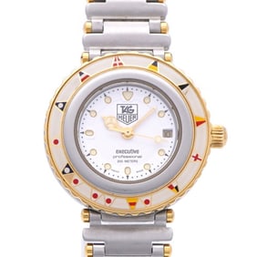 TAG Heuer Executive 915.808 Quartz Watch SS White Dial 0550TAG HEUER Ladies