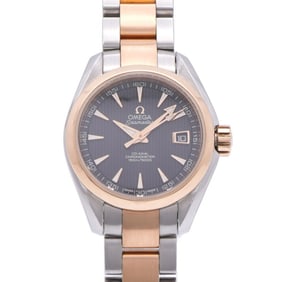 Like new OMEGA Seamaster Aqua Terra 18KPG/SS Co-Axial 231.20.30.20.06.001 Automatic Watch Pink