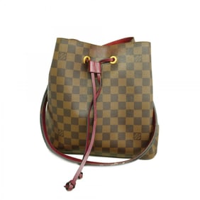 Louis Vuitton Shoulder Bag Damier NeoNoe N40214 Ebene Cherry Berry Women's P986545