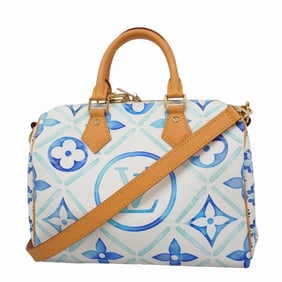 Louis Vuitton Handbag Monogram Tile Speedy Bandouliere 25 M11264 Lagoon Ladies P981542