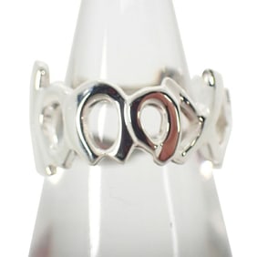 TIFFANY 925 Paloma Picasso Love & Kiss Eternity Ring Size 11.5