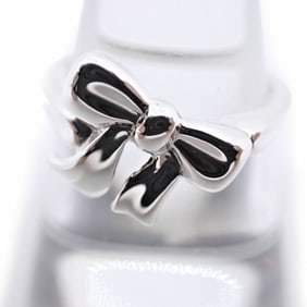 TIFFANY 925 ribbon ring size 12