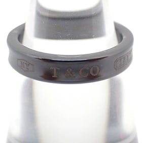 TIFFANY Tiffany Titanium 1837 Narrow Ring Size 10