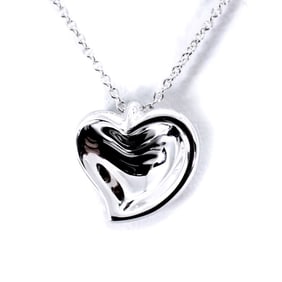 TIFFANY 925 Full Heart Pendant Necklace