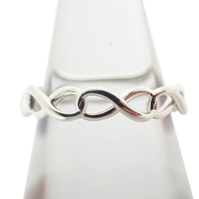 TIFFANY 925 infinity eternity ring size 8
