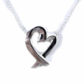 TIFFANY Tiffany 925 Loving Heart Pendant Necklace