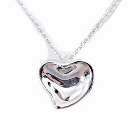 TIFFANY 925 Full Heart Pendant Necklace