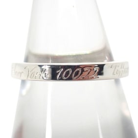 TIFFANY Tiffany 925 Notes Narrow Ring Size 11.5