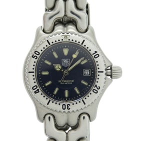 TAG Heuer Cell WG1317-2 SS Navy Silver Quartz Watch 1495TAG HEUER
