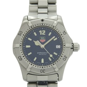 TAG Heuer Professional 200M WK1213 SS Blue Silver Quartz Watch 1493TAG HEUER