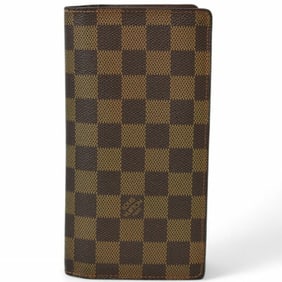 Louis Vuitton Men's Damier Wallet LOUIS VUITTON Long Portefeuille Brazza N60017