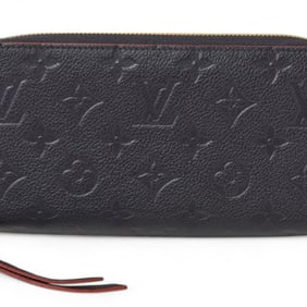 Louis Vuitton Wallet LOUIS VUITTON Long Zippy Monogram Empreinte Marine Rouge M62121