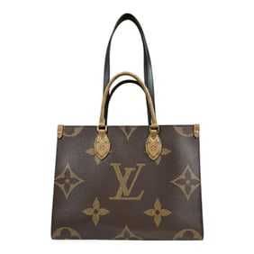 Louis Vuitton On the Go MM Monogram Giant Shoulder Bag Canvas M45321 Brown Women's LOUIS VUITTON
